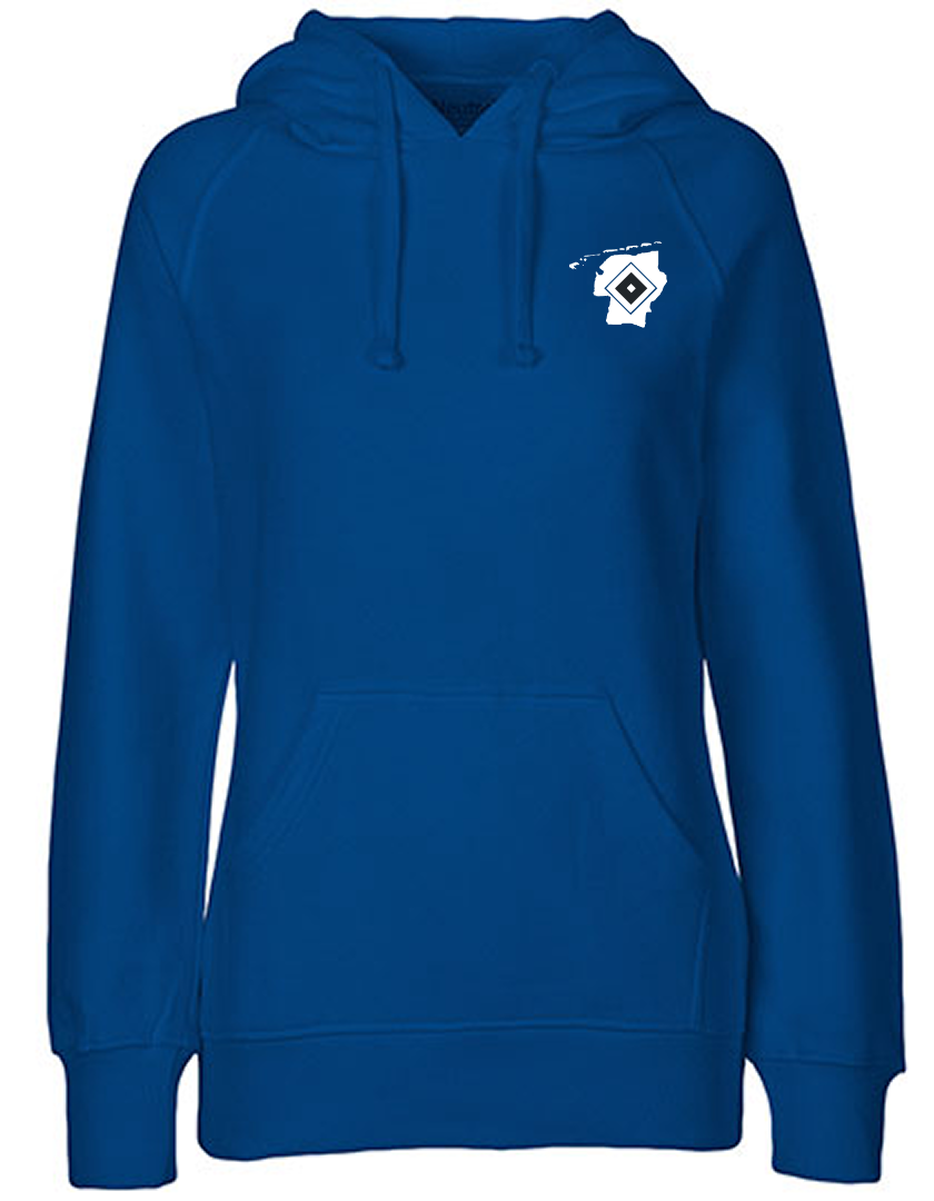 OFC PowerRaute Fresena Fan - Hoodie Fairtrade Damen blaumit logo