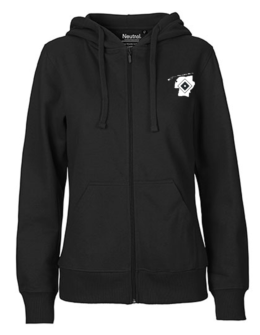OFC PowerRaute Fresena Fan - Sweatjacke Fairtrade Damen schwarz