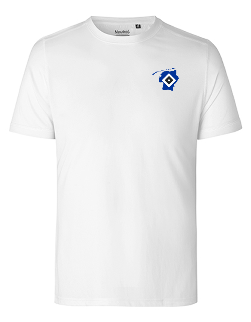 OFC PowerRaute Fresena Fan - Polyestershirt Fairtrade Herren weiß