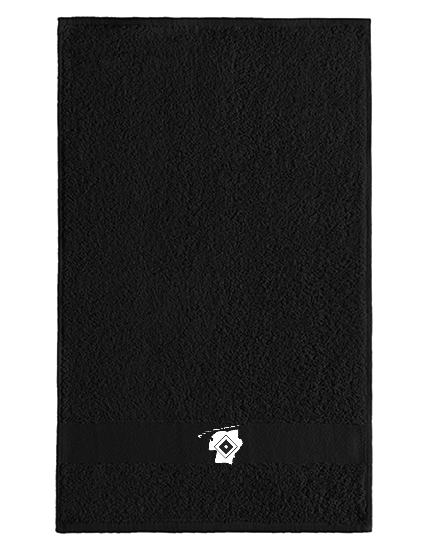 OFC PowerRaute Fresena Fan - Gästehandtuch 50*30 schwarz