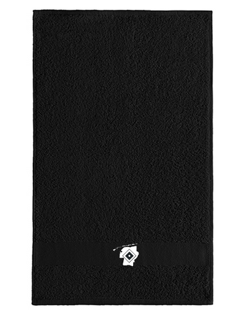OFC PowerRaute Fresena Fan - Gästehandtuch 50*30 schwarz