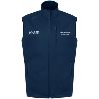 Pflegedienst Achtern Diek Softshellweste Premium Damen Blau