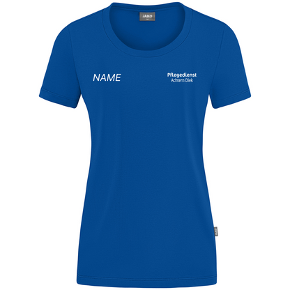 Pflegedienst Achtern Diek T-Shirt Organic Stretch Damen Blau