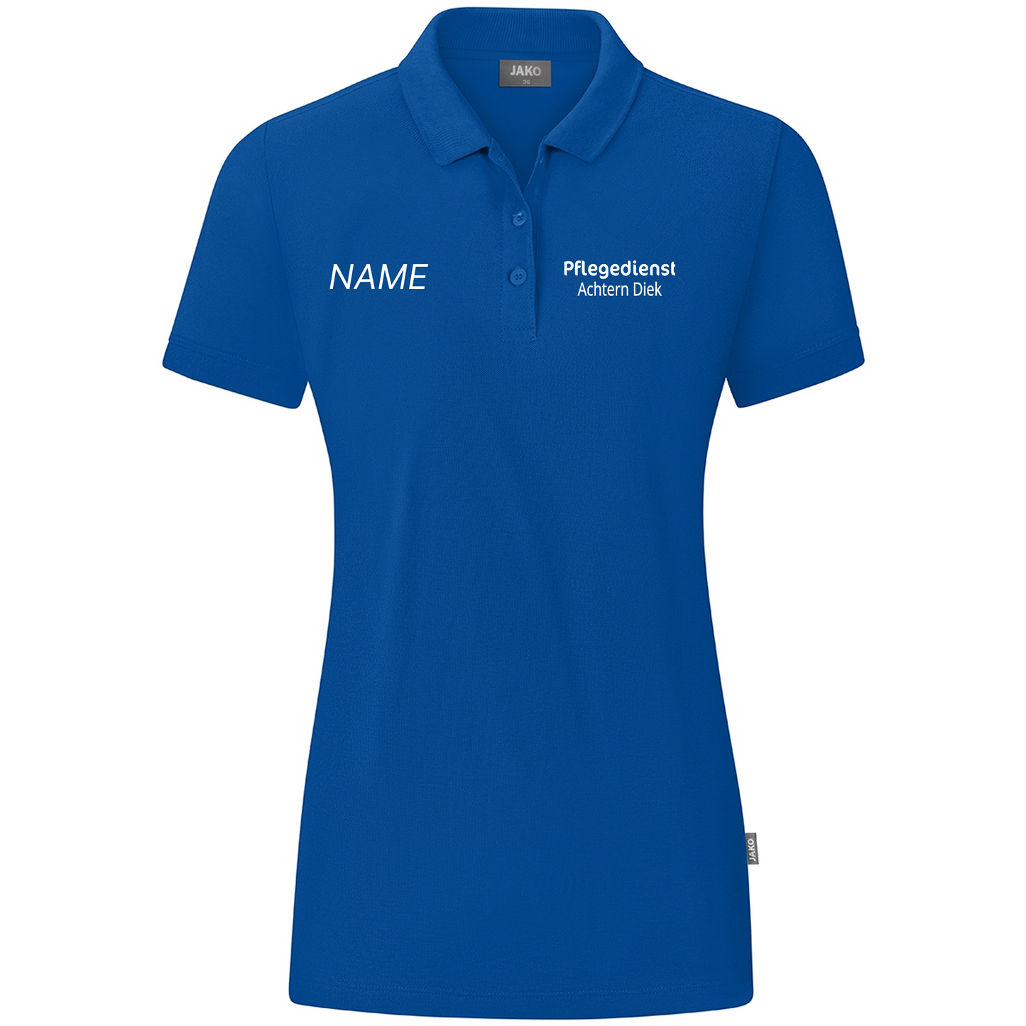 Pflegedienst Achtern Diek Polo Organic Damen Royal