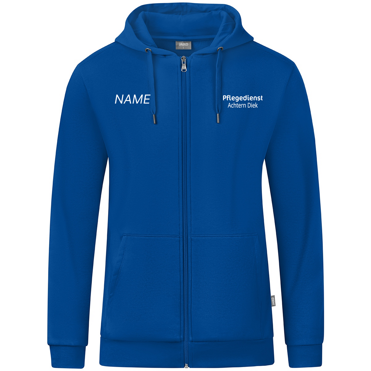 Pflegedienst Achtern Diek Kapuzenjacke Organic Herren Royal