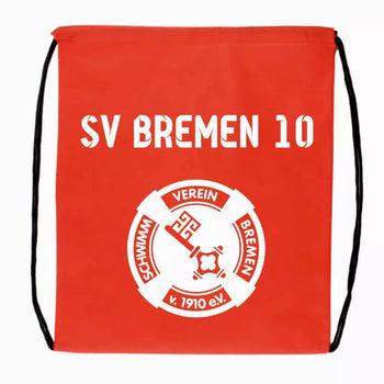 SV Bremen 10 Fan Turnbeutel Rot