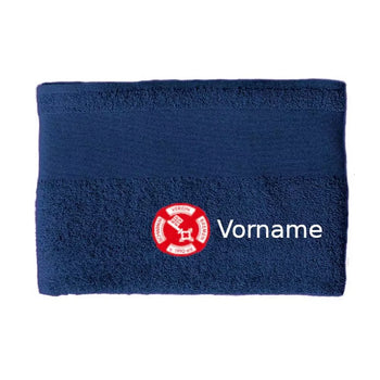 SV Bremen 10 Fan Baumwollhandtuch Navy