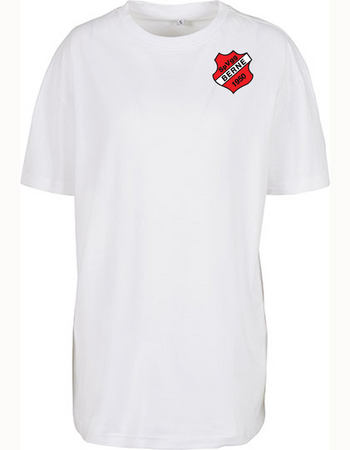 SVG Berne Fan - T-Shirt oversize Damen weiß