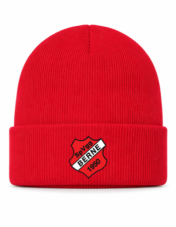 SVG Berne Fan - Beanie Strick rot