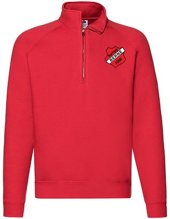 SVG Berne Fan - Half Zip Sweat Herren rot