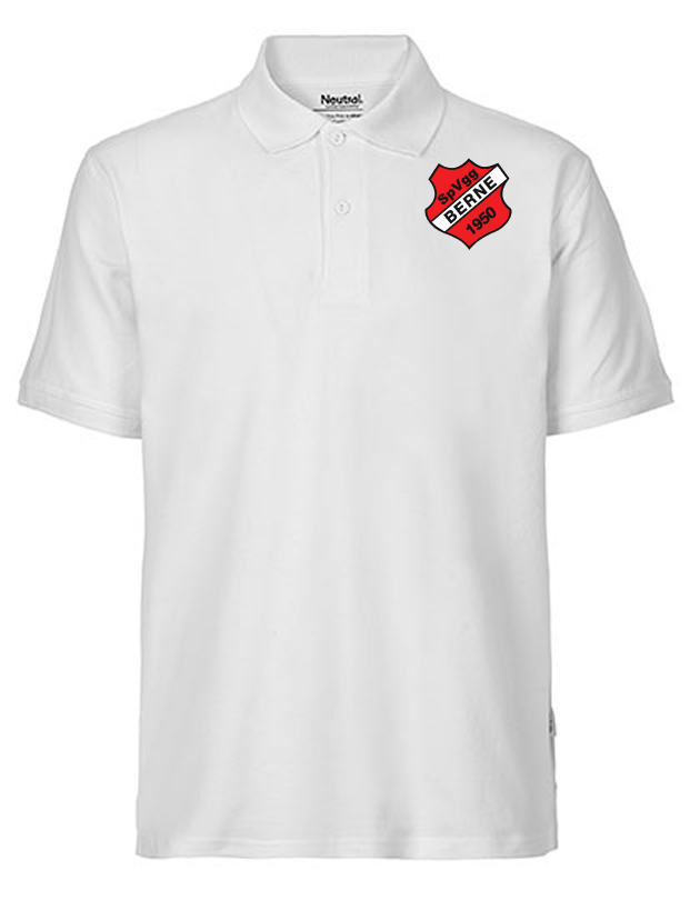 SVG Berne Fan - Poloshirt Fairtrade Herren weiß