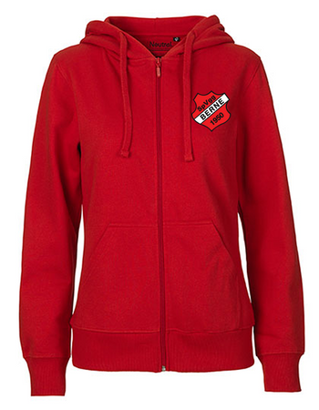 SVG Berne Fan - Sweatjacke Fairtrade Damen rot