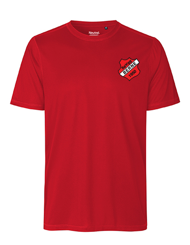 SVG Berne Fan - Polyestershirt Fairtrade Herren rot