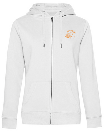 SV Brake Basketball Fan - Sweatjacke Damen weiß