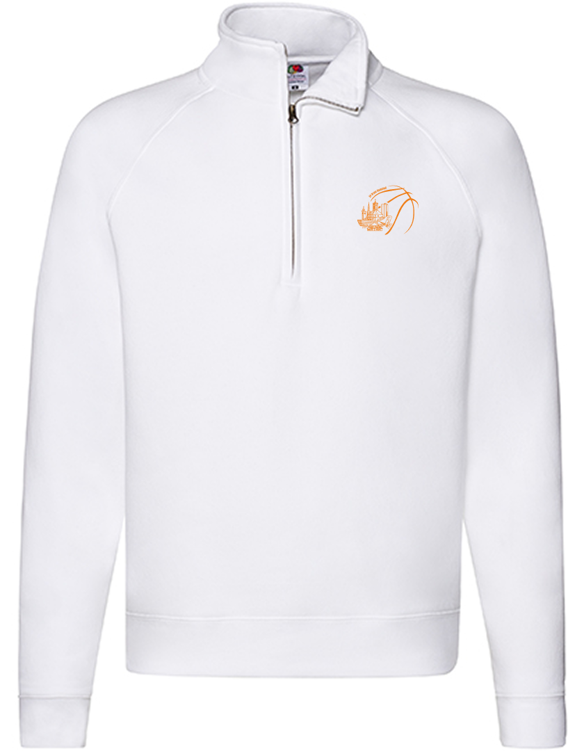 SV Brake Basketball Fan - Half Zip Sweat Herren weiß