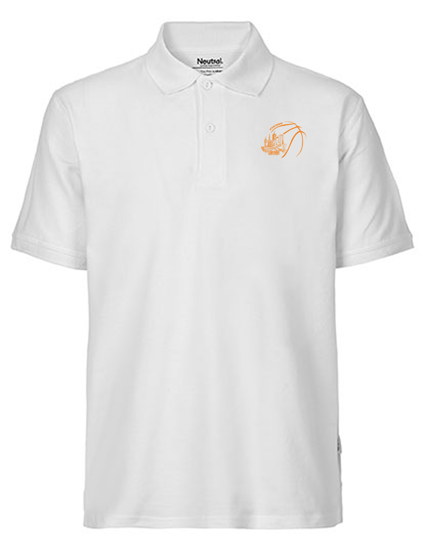 SV Brake Basketball Fan - Poloshirt Fairtrade Herren weiß
