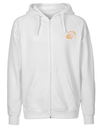 SV Brake Basketball Fan - Sweatjacke Fairtrade Herren weiß