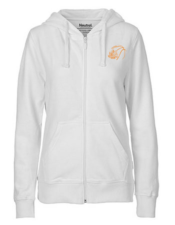 SV Brake Basketball Fan - Sweatjacke Fairtrade Damen weiß