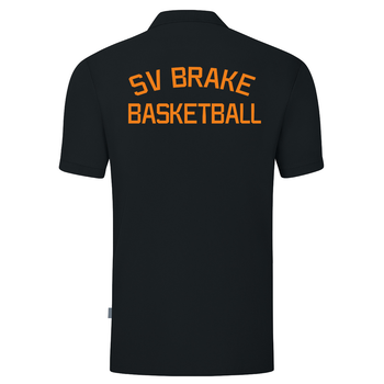 SV Brake Basketball Polo Organic Kinder Schwarz