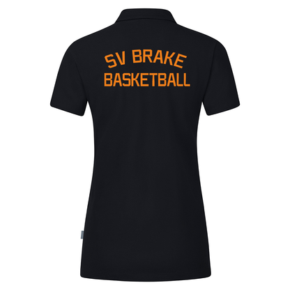 SV Brake Basketball Polo Organic Stretch Damen Schwarz