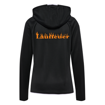 SV Brake Leichathletik Lauffeuer Zip Hoodie Damen Wappen vorne