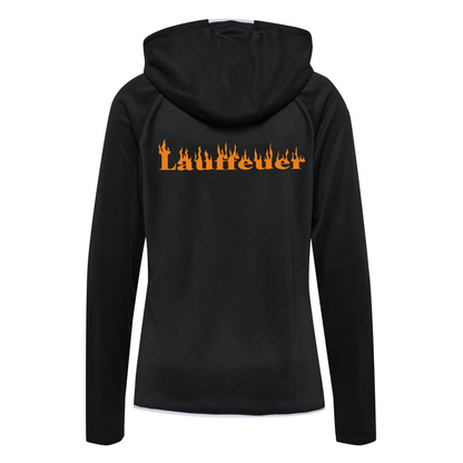 SV Brake Leichathletik Lauffeuer Zip Hoodie Damen Wappen vorne