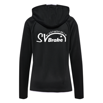 SV Brake Leichathletik Lauffeuer Zip Hoodie Damen Logo hinten