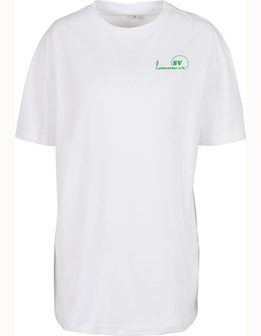 SV Lemwerder Fan - T-Shirt oversize Damen weiß
