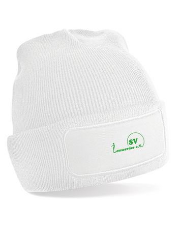 SV Lemwerder Fan - Beanie Patch weiß