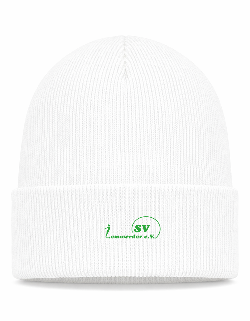 SV Lemwerder Fan - Beanie Strick weiß