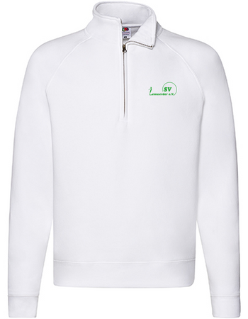 SV Lemwerder Fan - Half Zip Sweat Herren weiß