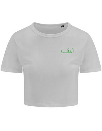 SV Lemwerder Fan - T-Shirt Crop Damen weiß