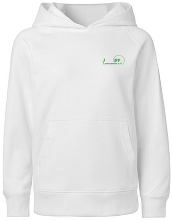 SV Lemwerder Fan - Hoodie Fairtrade Kinder weiß