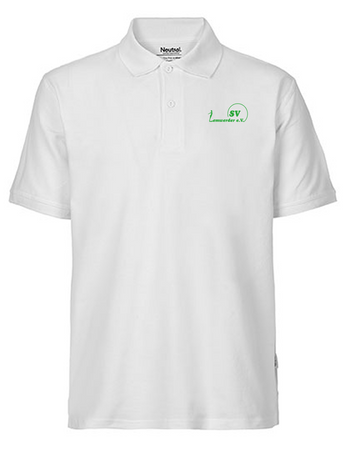 SV Lemwerder Fan - Poloshirt Fairtrade Herren weiß