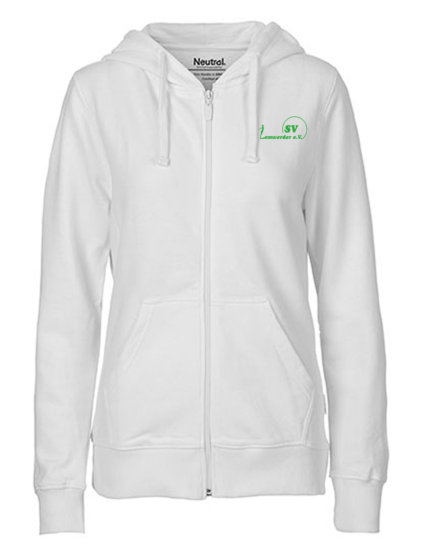 SV Lemwerder Fan - Sweatjacke Fairtrade Damen weiß