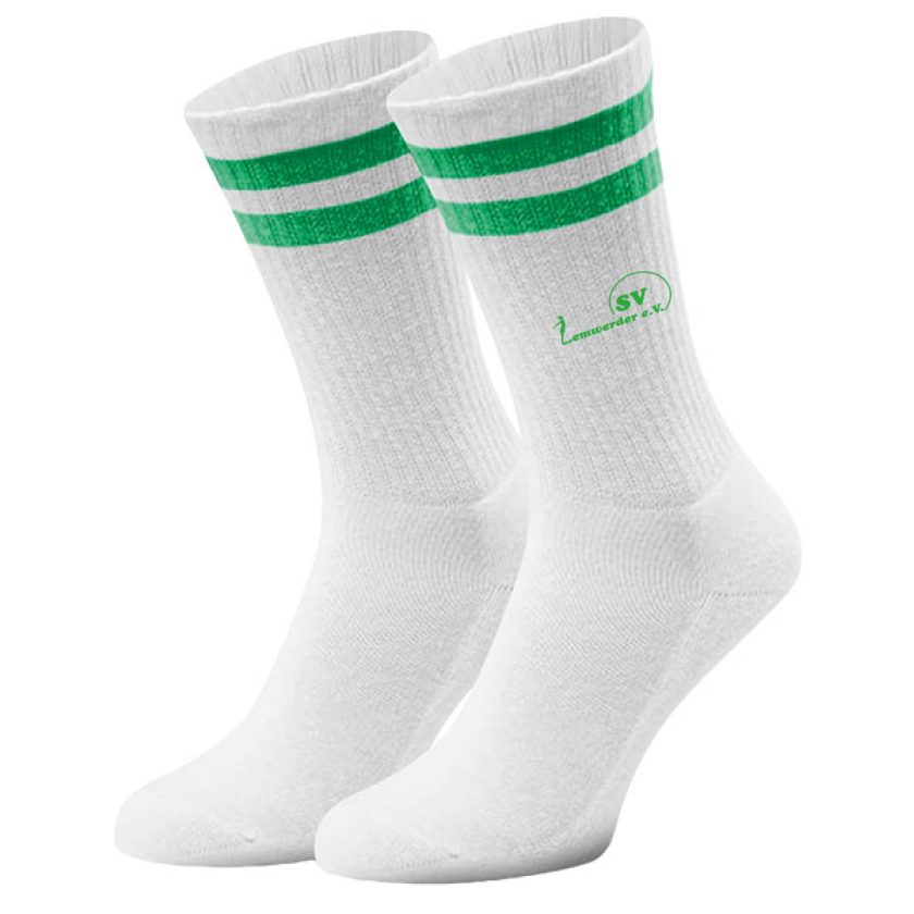 SV Lemwerder Fan - Sportsocken weiß-grün