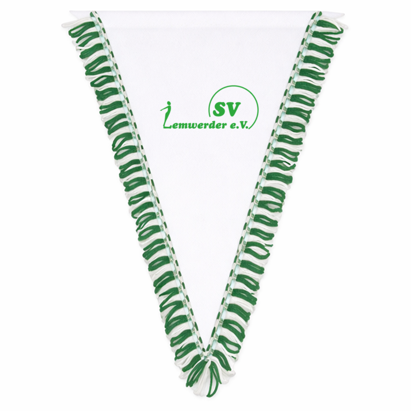 SV Lemwerder Fan - Wimpel 23*29 weiß