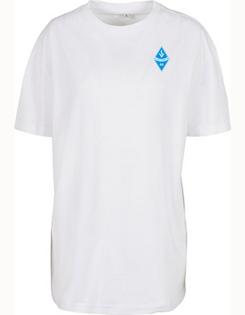 SV Ochtersum Fan - T-Shirt oversize Damen weiß