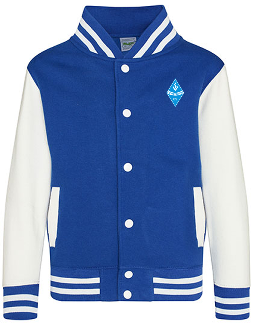 SV Ochtersum Fan - Collegejacke Kinder blaumit logo