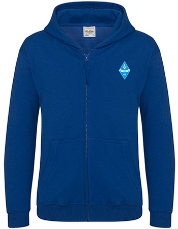 SV Ochtersum Fan - Sweatjacke Kinder blaumit logo