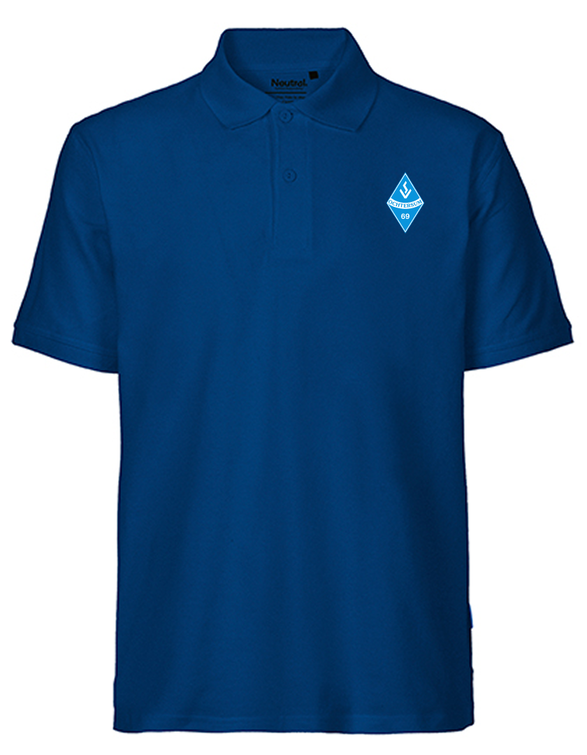 SV Ochtersum Fan - Poloshirt Fairtrade Herren blaumit logo
