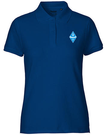 SV Ochtersum Fan - Poloshirt Fairtrade Damen blaumit logo