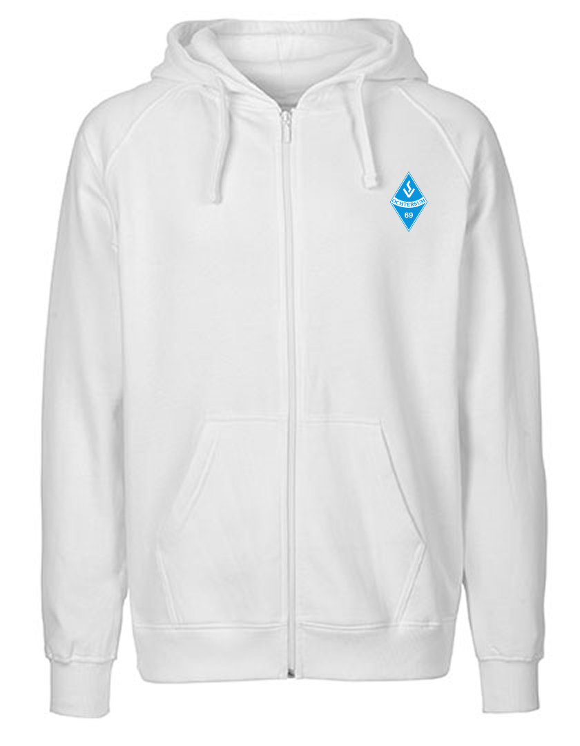 SV Ochtersum Fan - Sweatjacke Fairtrade Herren weiß