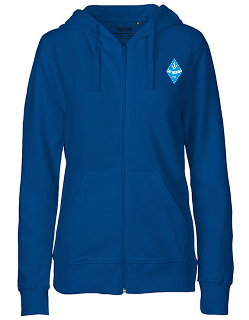 SV Ochtersum Fan - Sweatjacke Fairtrade Damen blaumit logo