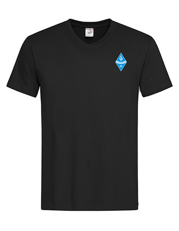 SV Ochtersum Fan - T-Shirt V-Ausschnitt Herren schwarz