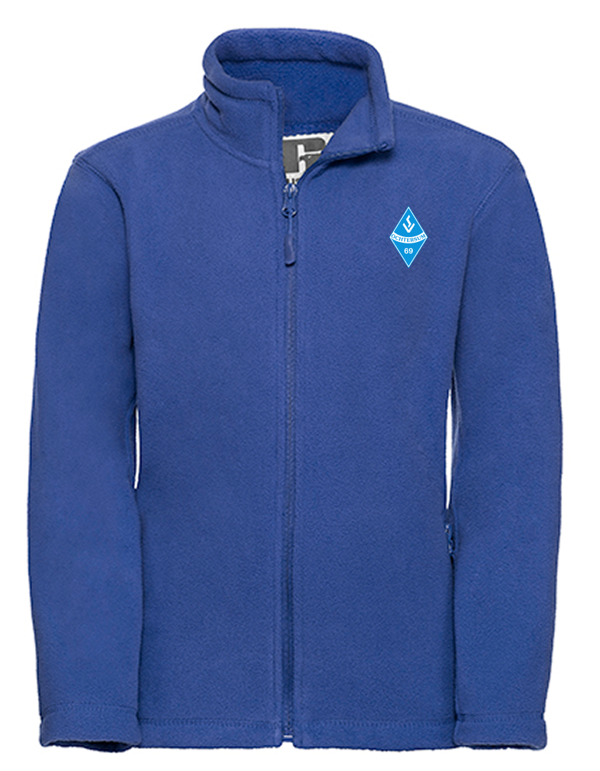 SV Ochtersum Fan - Fleecejacke Kinder blaumit logo
