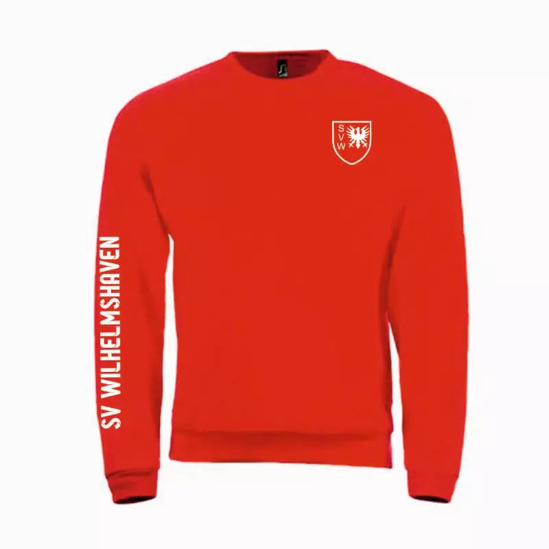 SV Wilhelmshaven Fan Sweatshirt Unisex Rot
