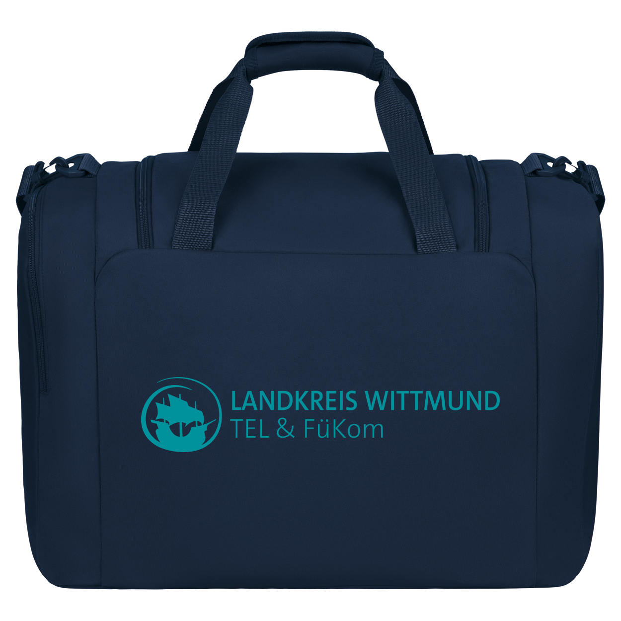TEL Fükom Wittmund Sporttasche mit Bodenfach Blau