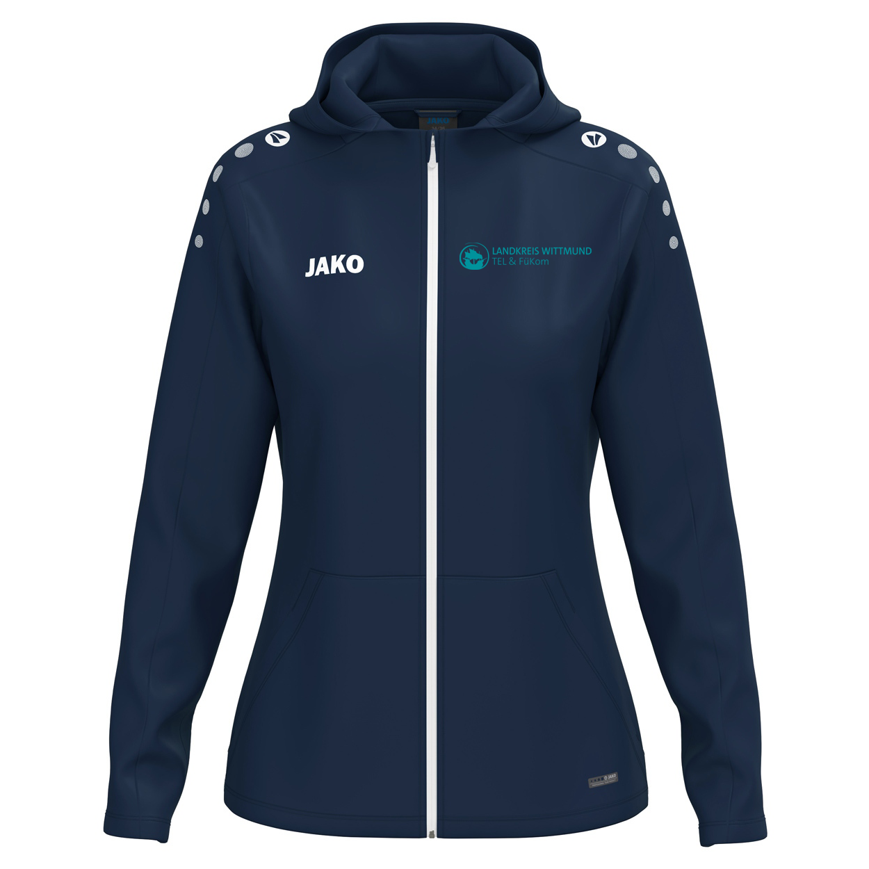 TEL Fükom Wittmund Kapuzenjacke Damen Blau