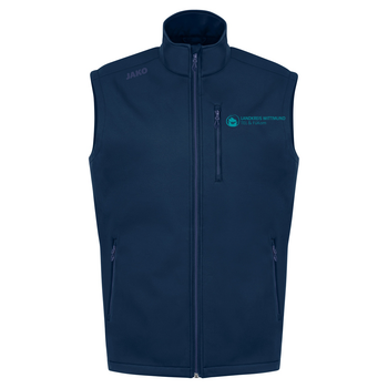 TEL Fükom Wittmund Softshellweste Premium Herren Blau